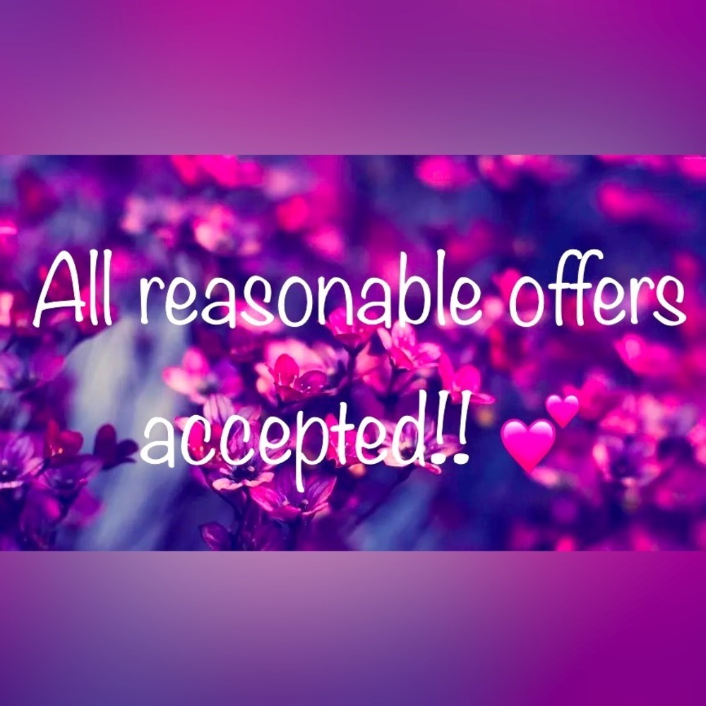 All reasonable offers accepted!! Make an offer! Bundle and save :)